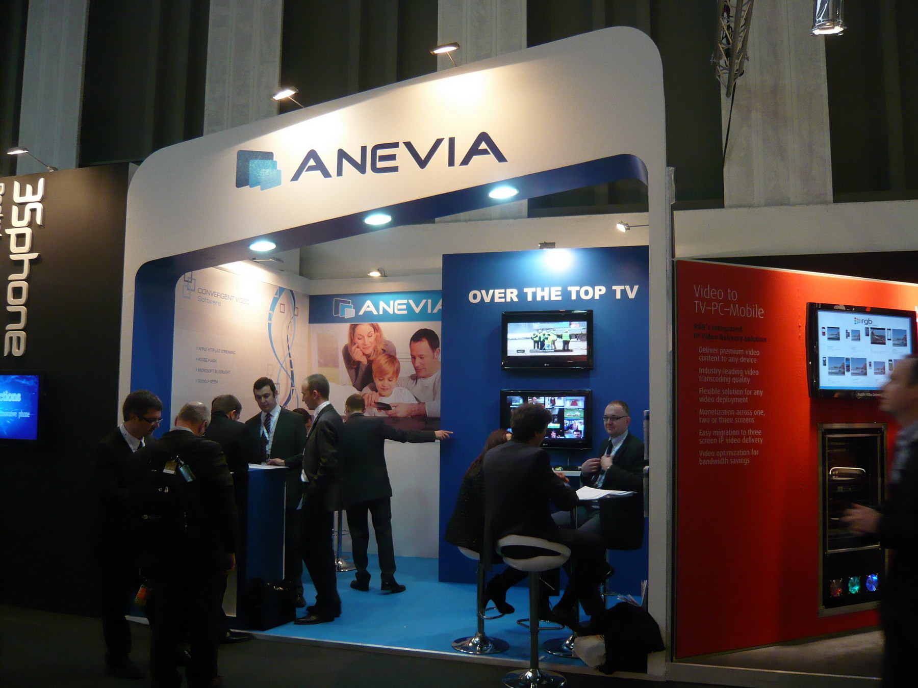 stand ANEVIA at MOBILE WORLD CONGRESS BARCELONA