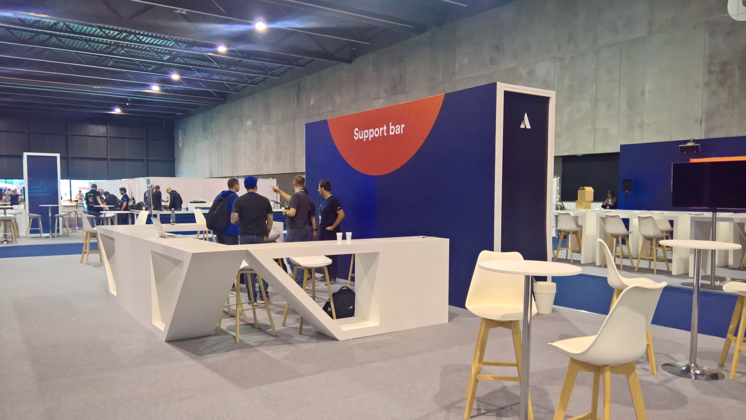 Montaje de stands para ATLASSIAN