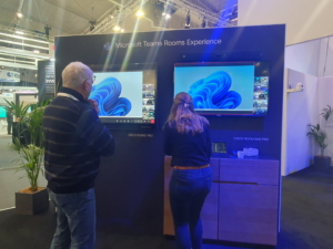 🥇 Custom exhibition stand for CISCO-WEBEX-at-ISE-2024, produced by ProjeKta stand builders with innovative branding and structure.