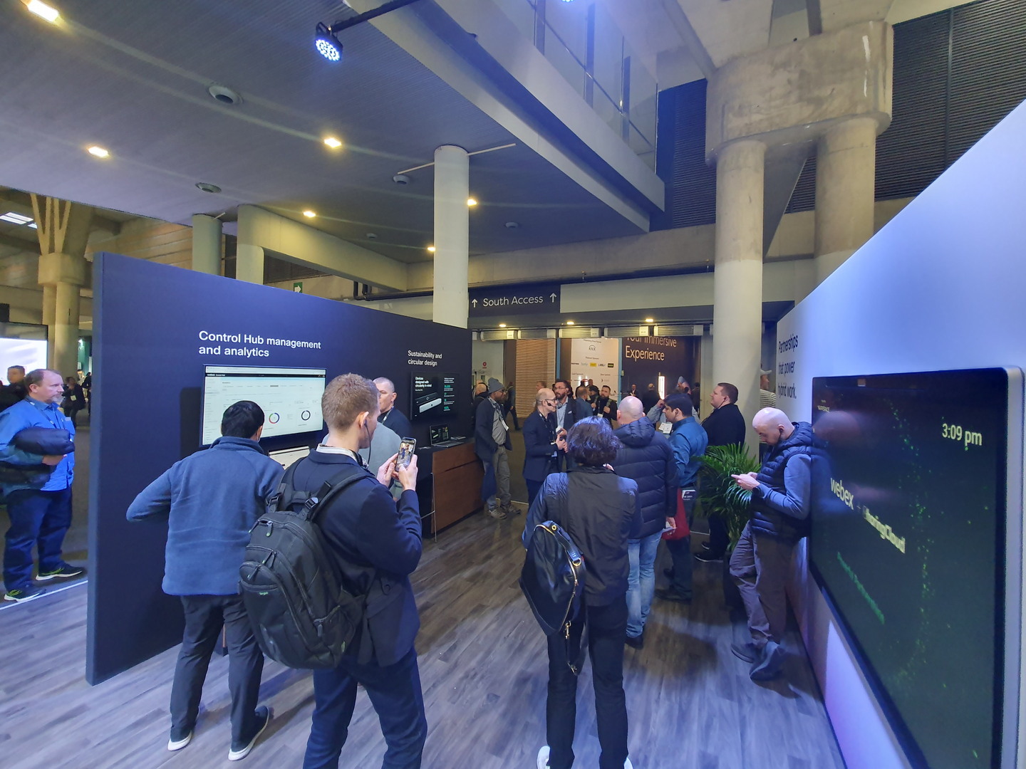 🥇 Custom exhibition stand for CISCO-WEBEX-at-ISE-Barcelona, produced by ProjeKta stand builders with innovative branding and structure.