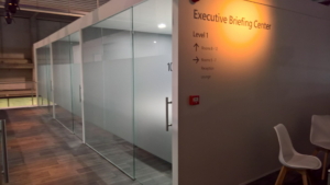 🥇 Custom exhibition stand for Microsoft_at_Mobile_World_Congress, produced by ProjeKta stand builders with innovative branding and structure.