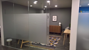 🥇 Custom exhibition stand for Microsoft_at_Mobile_World_Congress, produced by ProjeKta stand builders with innovative branding and structure.