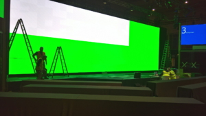 🥇 Custom exhibition stand for Microsoft_at_Mobile_World_Congress, produced by ProjeKta stand builders with innovative branding and structure.