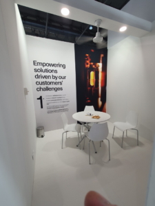 🥇 Custom exhibition stand for Qualicaps_at_CPHI_2023, produced by ProjeKta stand builders with innovative branding and structure.