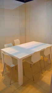 🥇 Custom exhibition stand for Sanofi_Genzyme, produced by ProjeKta stand builders with innovative branding and structure.